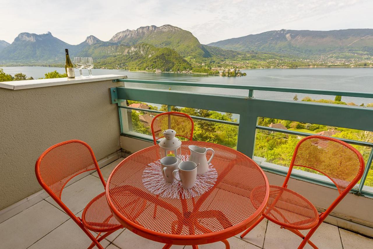 L'Hermitage, 3 Appartements Avec Terrasse, Vue Lac, Parking Et Piscine, Lla Selections By Location Lac Annecy Talloires Exterior foto