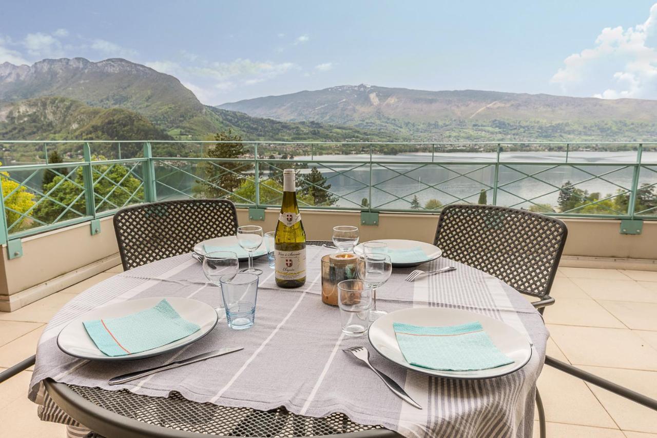 L'Hermitage, 3 Appartements Avec Terrasse, Vue Lac, Parking Et Piscine, Lla Selections By Location Lac Annecy Talloires Exterior foto