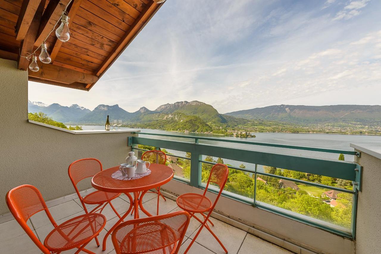L'Hermitage, 3 Appartements Avec Terrasse, Vue Lac, Parking Et Piscine, Lla Selections By Location Lac Annecy Talloires Exterior foto