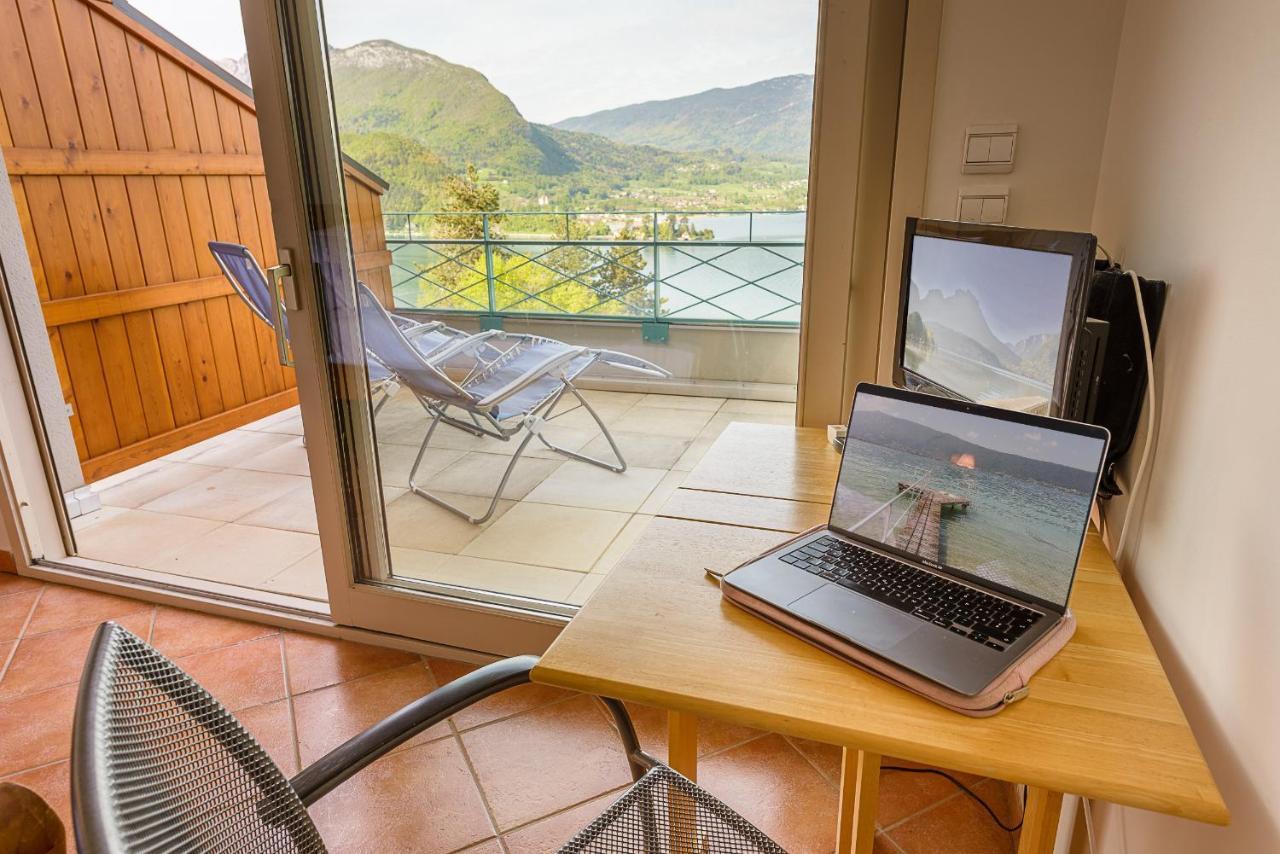 L'Hermitage, 3 Appartements Avec Terrasse, Vue Lac, Parking Et Piscine, Lla Selections By Location Lac Annecy Talloires Exterior foto